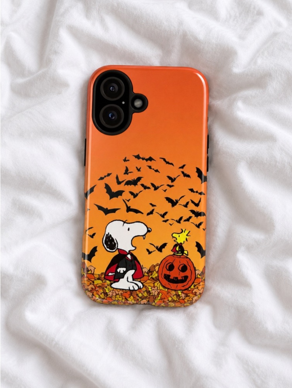 Snoopy Pumpkin Halloween Orange Tough Phone Case